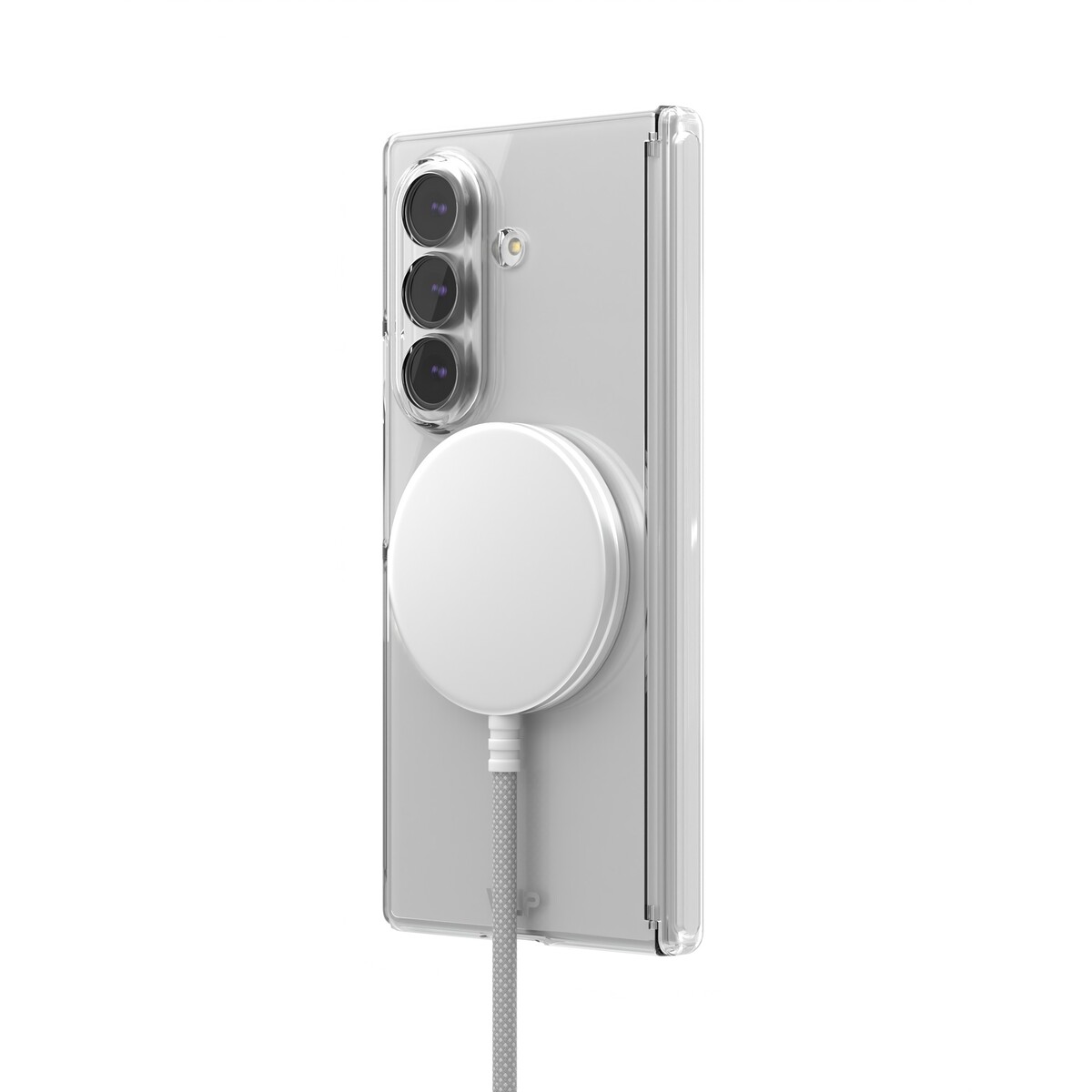 Чехол-накладка VLP Crystal Flex Case с MagSafe для Samsung Galaxy Z Fold 8 Ultra, прозрачный