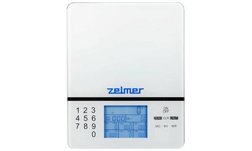 Купить Кухонные весы Zelmer ZKS1500N, белый 73105095P в СПб недорого ...