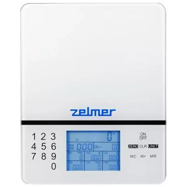 Кухонные весы Zelmer ZKS1500N, белый
