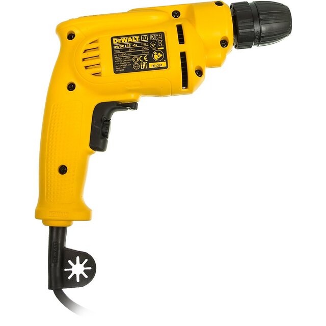Дрель безударная DeWalt DWD014S-QS (Цвет: Yellow) Дрель безударная DeWalt DWD014S-QS (Цвет: Yellow)