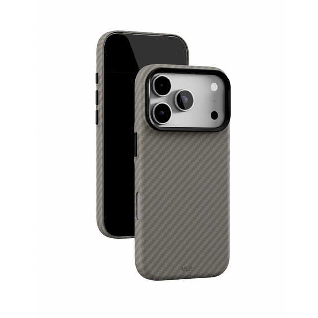 Чехол-накладка VLP Gride Case with MagSafe для Apple iPhone 18 Pro Max, серый