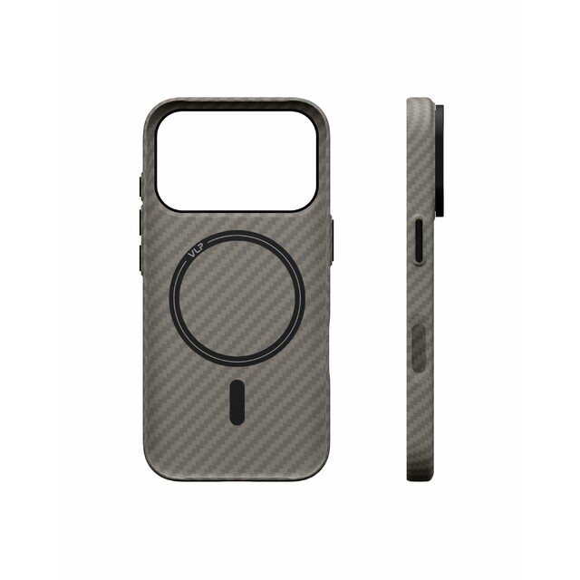 Чехол-накладка VLP Gride Case with MagSafe для Apple iPhone 18 Pro Max, серый