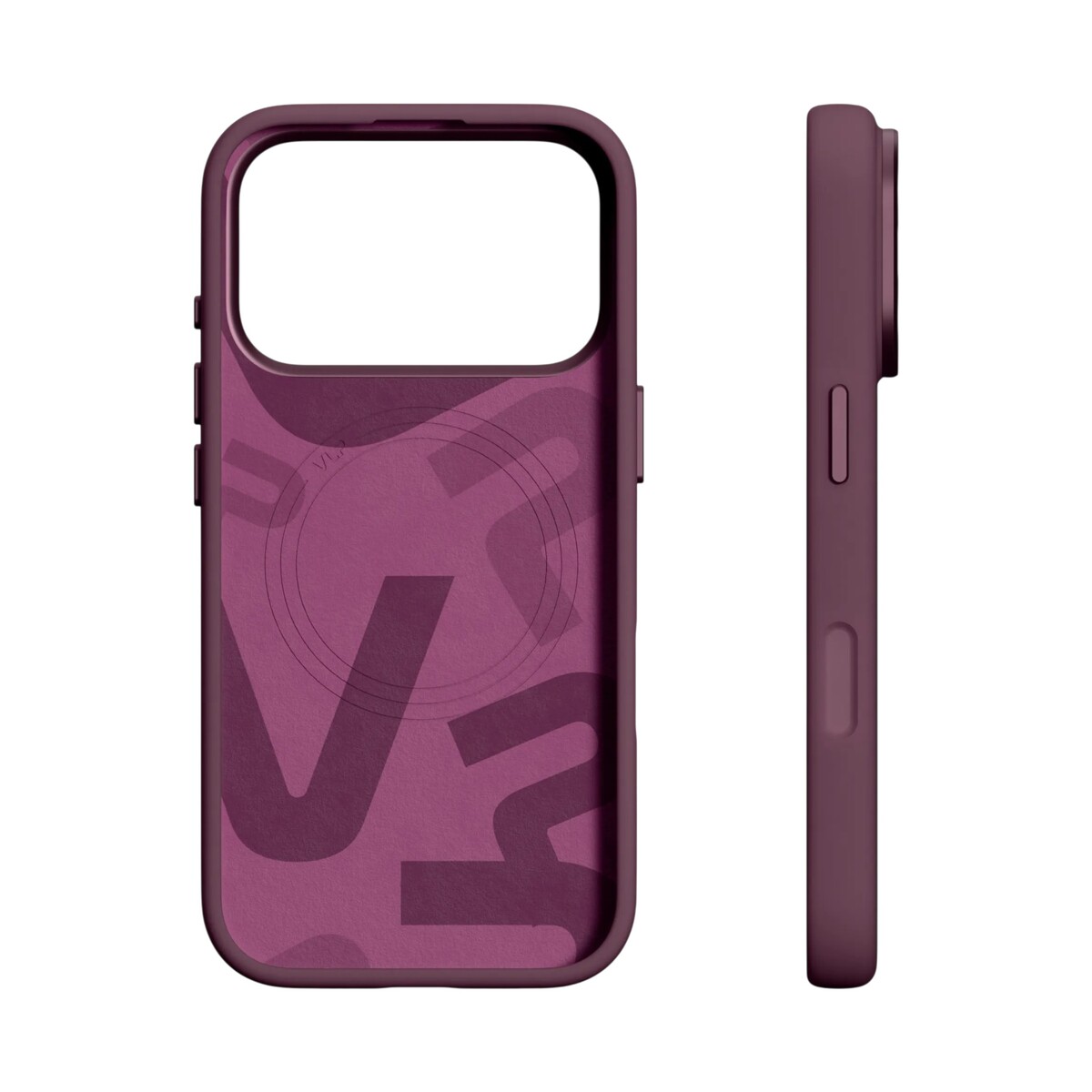Чехол-накладка VLP Aster Pro Case with MagSafe для Apple iPhone 18 Pro Max, темно-вишневый