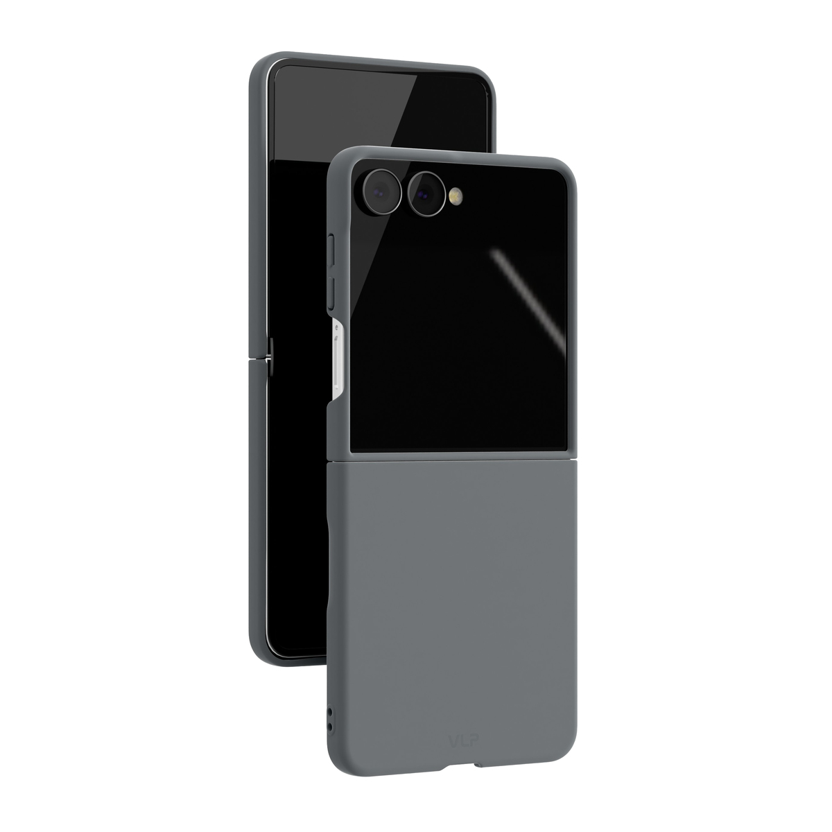 Чехол-накладка VLP Flex Case с MagSafe для Samsung Galaxy Z Flip 8, графитовый