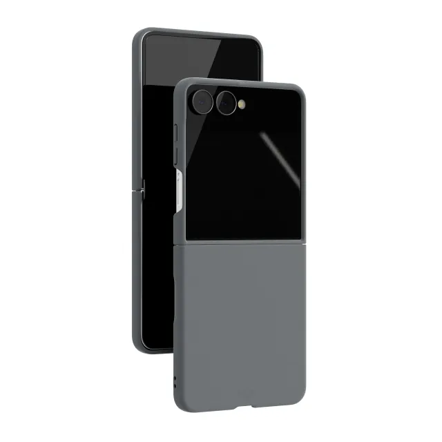 Чехол-накладка VLP Flex Case с MagSafe для Samsung Galaxy Z Flip 8, графитовый