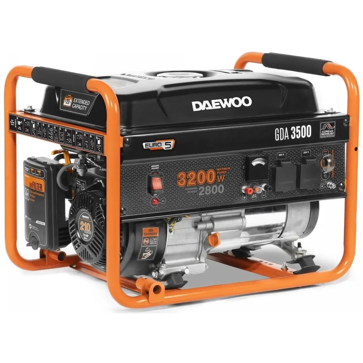 Генератор Daewoo Master GDA 3500 (Цвет: Orange/Black)
