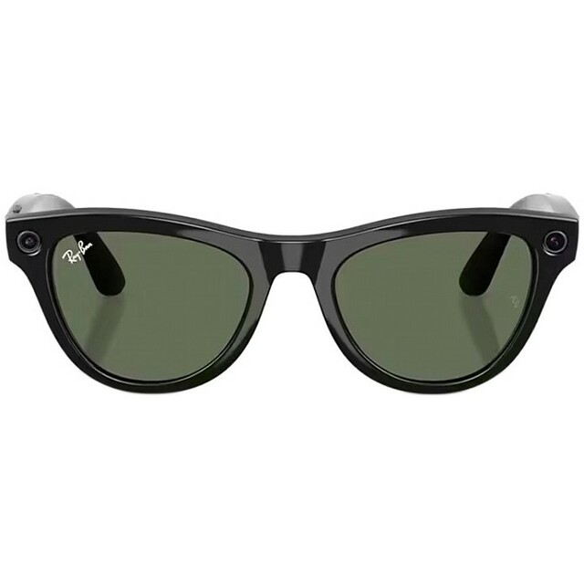 Умные очки Ray-Ban Meta Skyler (Gen 2) RW4014 (Цвет: Shiny Black / G15 Green) Умные очки Ray-Ban Meta Skyler (Gen 2) RW4014 (Цвет: Shiny Black / G15 Green)