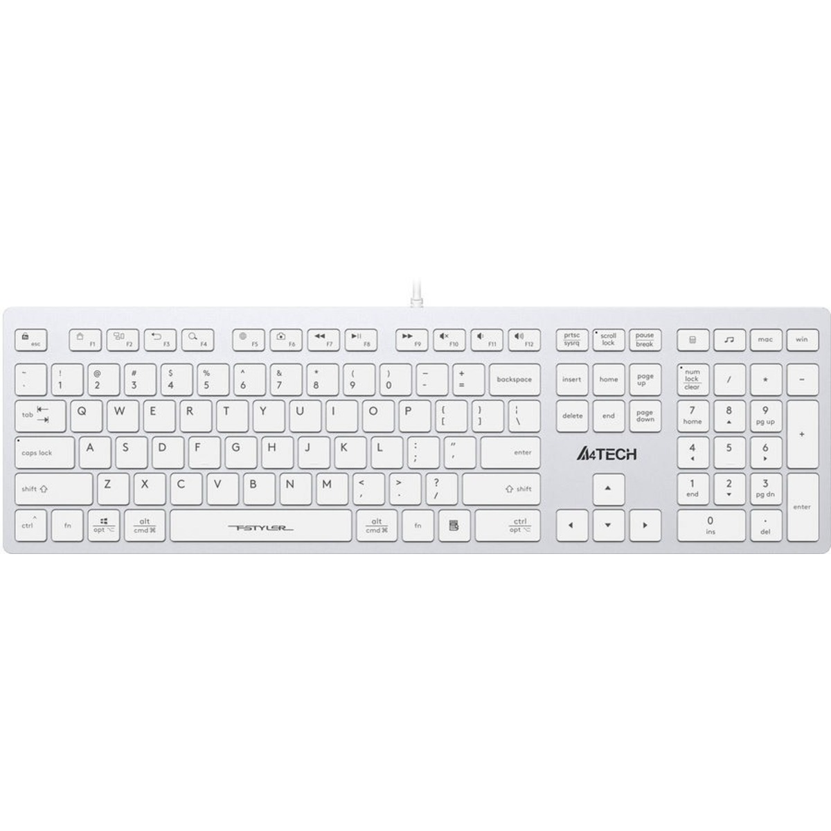 Клавиатура A4Tech Fstyler FX50 (Цвет: White)