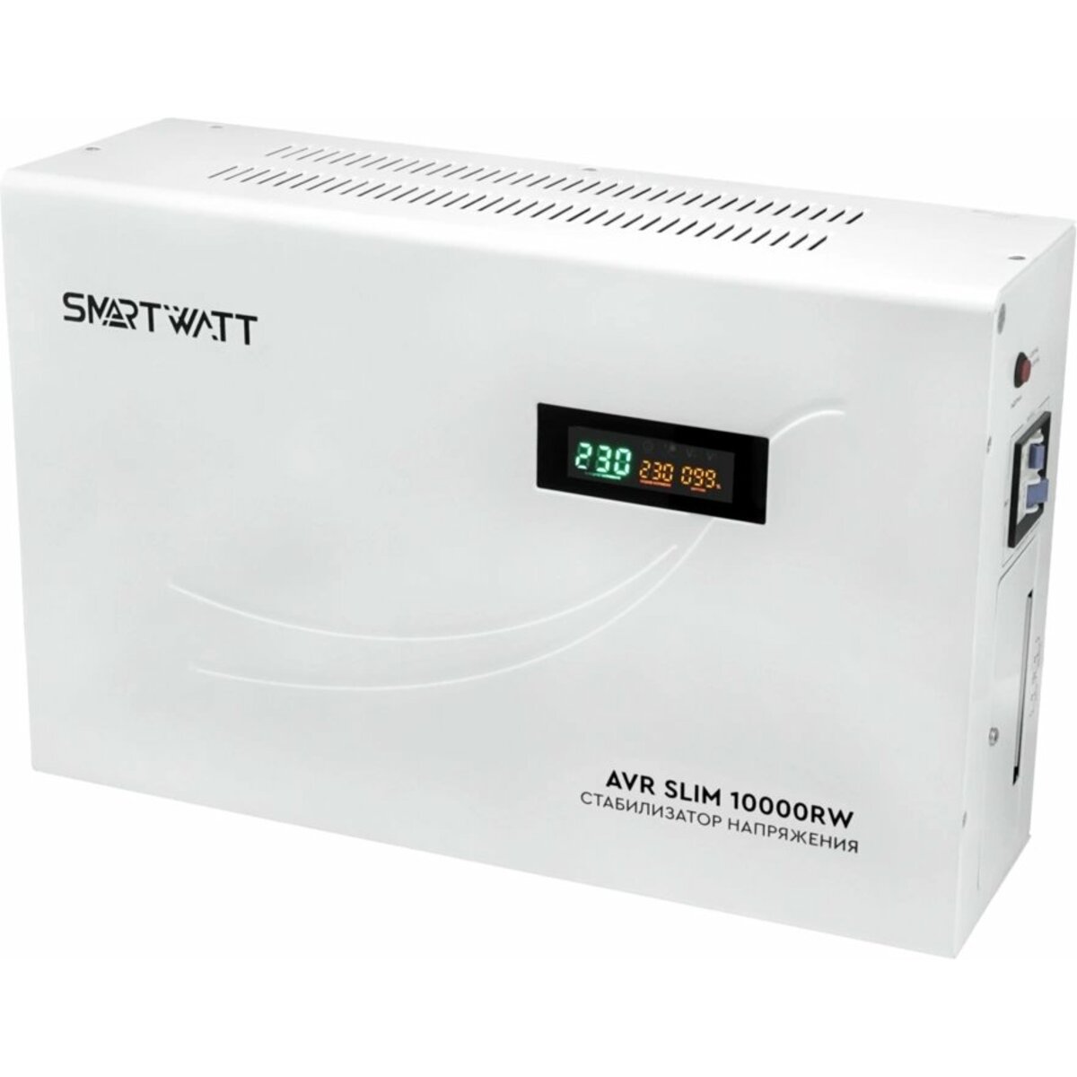 Стабилизатор напряжения Smartwatt AVR Slim 10000RW, белый
