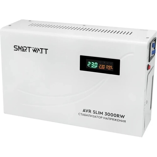 Стабилизатор напряжения Smartwatt AVR Slim 3000RW Стабилизатор напряжения Smartwatt AVR Slim 3000RW