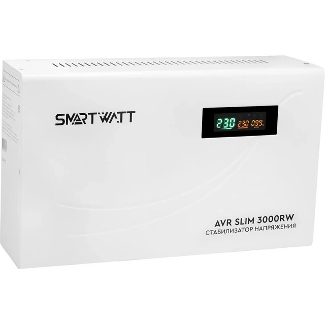 Стабилизатор напряжения Smartwatt AVR Slim 3000RW Стабилизатор напряжения Smartwatt AVR Slim 3000RW