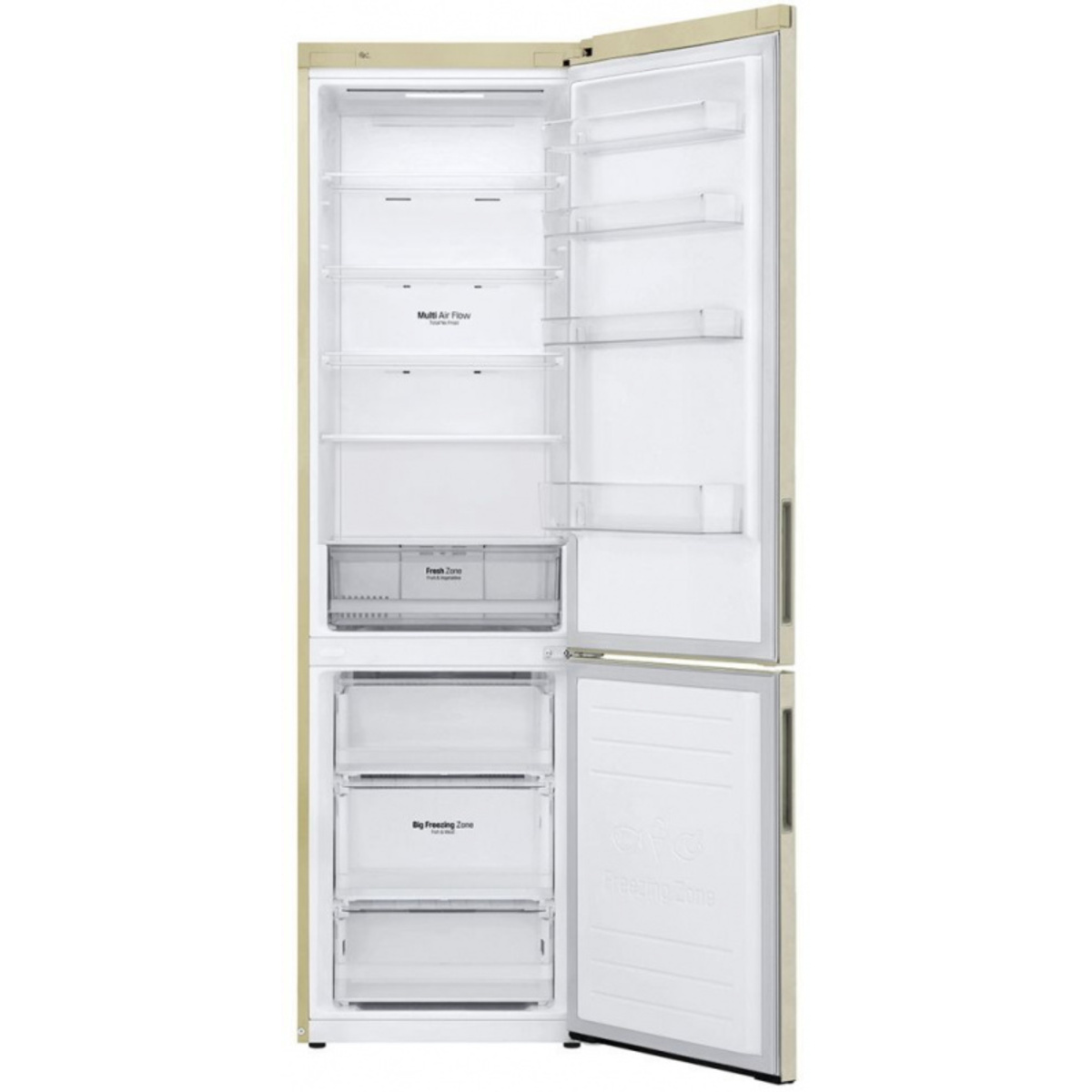 Холодильник LG GA-B509CECL (Цвет: Beige)