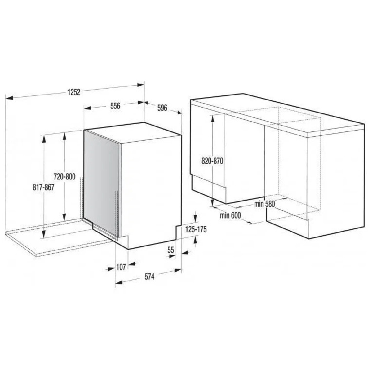 Посудомоечная машина Hansa ZIV634H (Цвет: White)