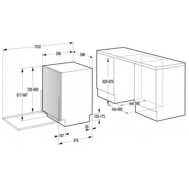 Посудомоечная машина Hansa ZIV634H (Цвет: White)