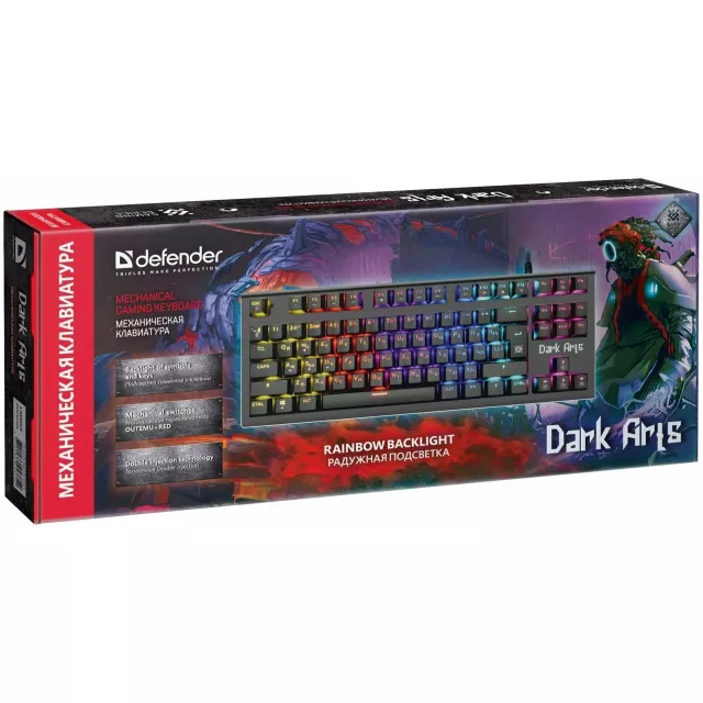 Клавиатура Defender Dark Arts GK-375 (Цвет: Black)