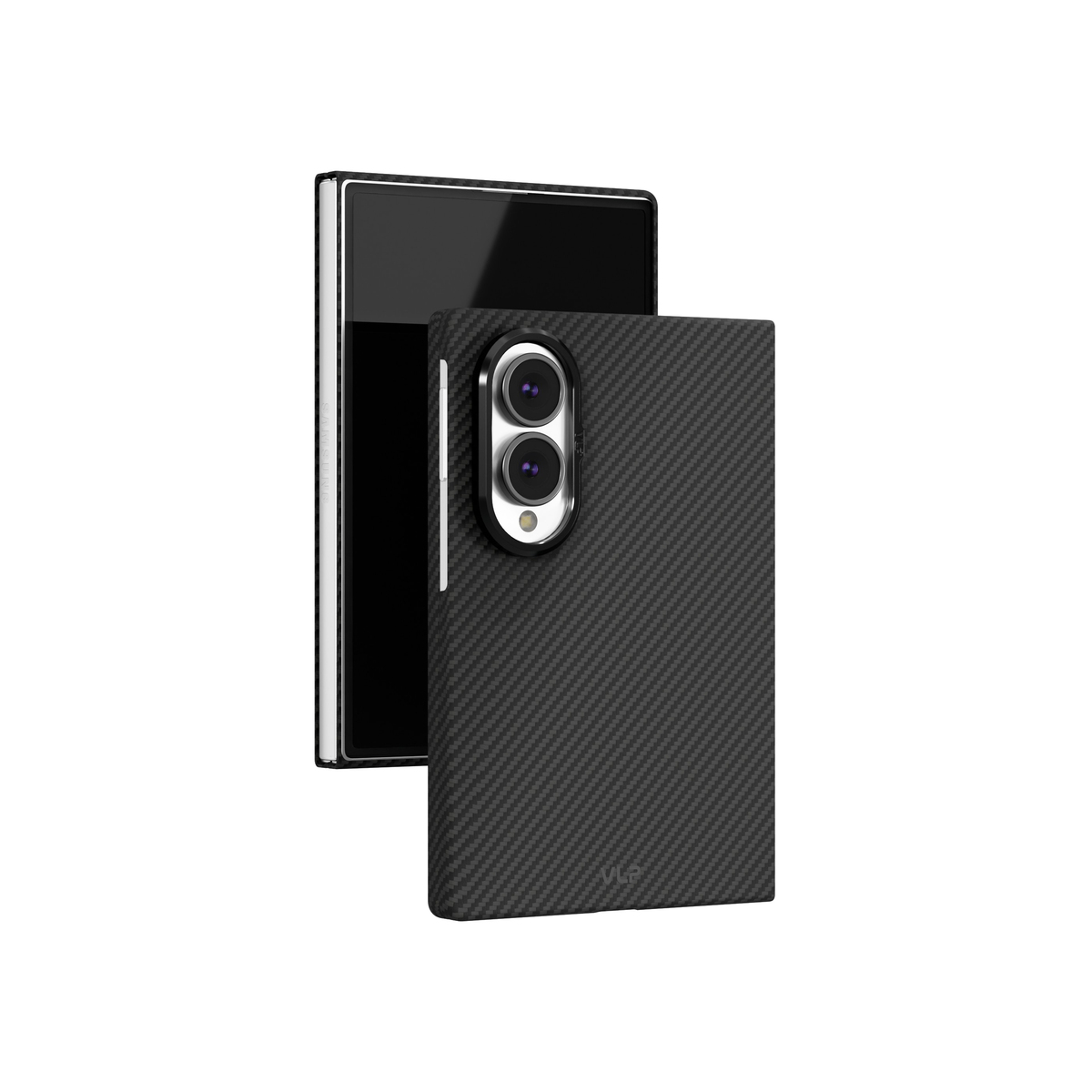 Чехол-накладка VLP Kevlar Сase MagSafe для Samsung Galaxy Z Fold 8, чёрный (1058086) 0487009