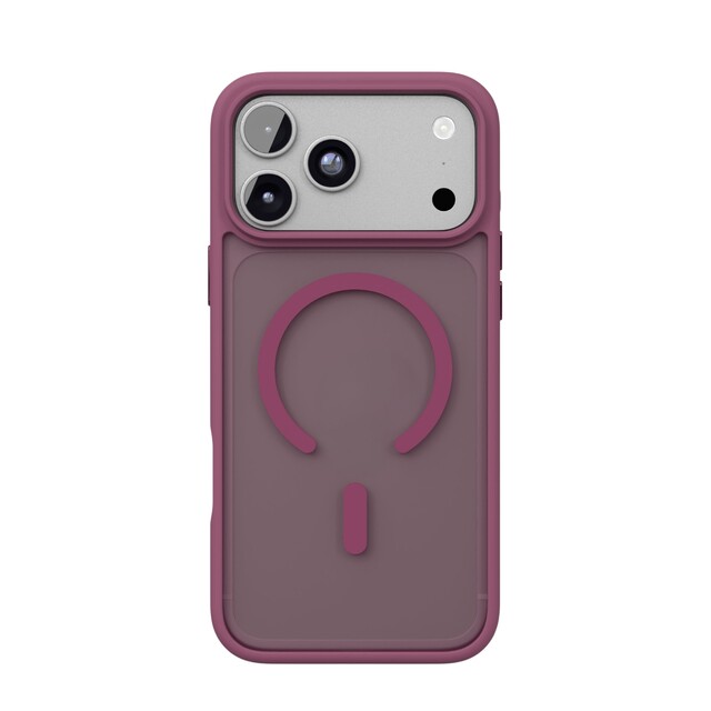 Чехол-накладка VLP Lite Bloom Case with MagSafe для Apple iPhone 18 Pro Max, темно-вишневый