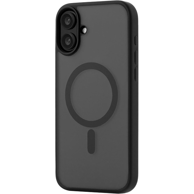 Чехол-накладка uBear Cloud Mag Case для смартфона Apple iPhone 16 Plus (Цвет: Black)