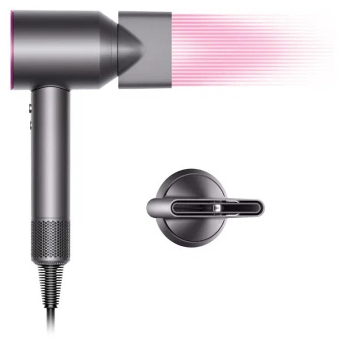 Фен Dyson Supersonic HD07 (Цвет: Nickel/Fuchsia)