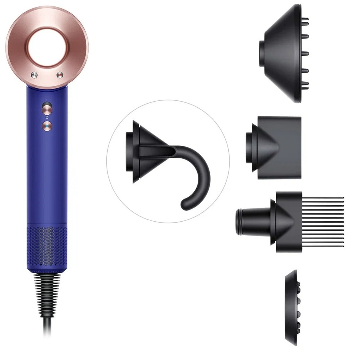 Фен Dyson Supersonic HD07 (Цвет: Vinca Blue / Rose)