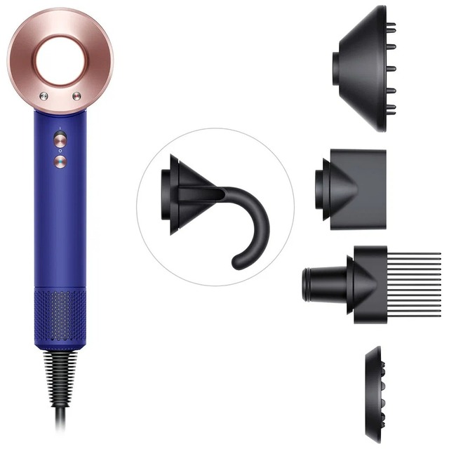 Фен Dyson Supersonic HD07 (Цвет: Vinca Blue / Rose)