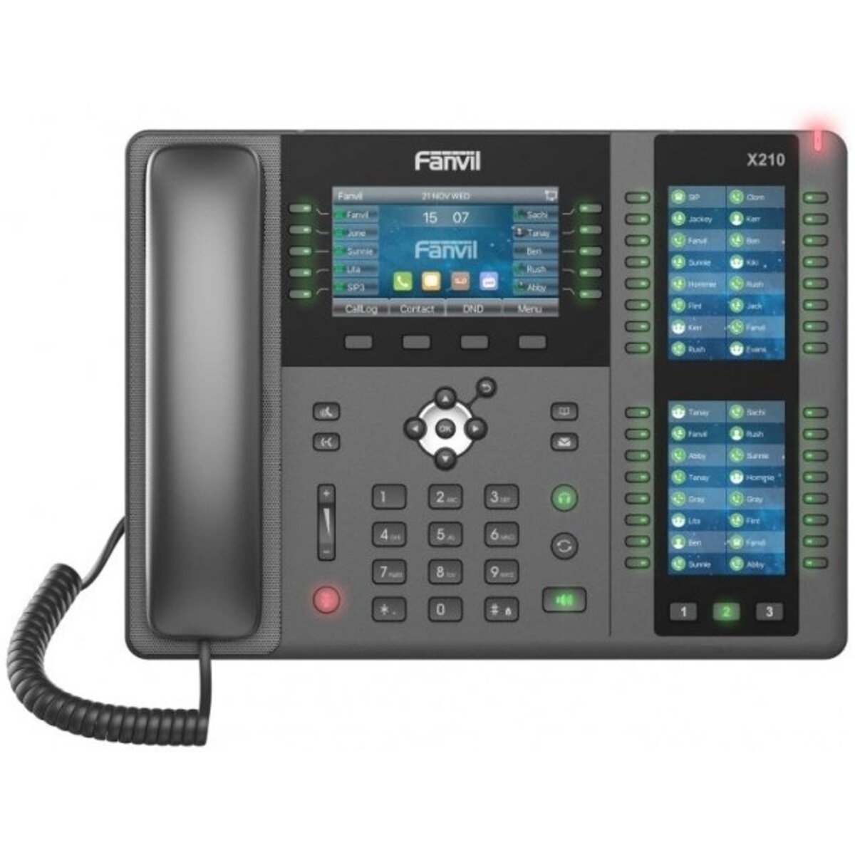 Телефон IP Fanvil X210 V2, черный