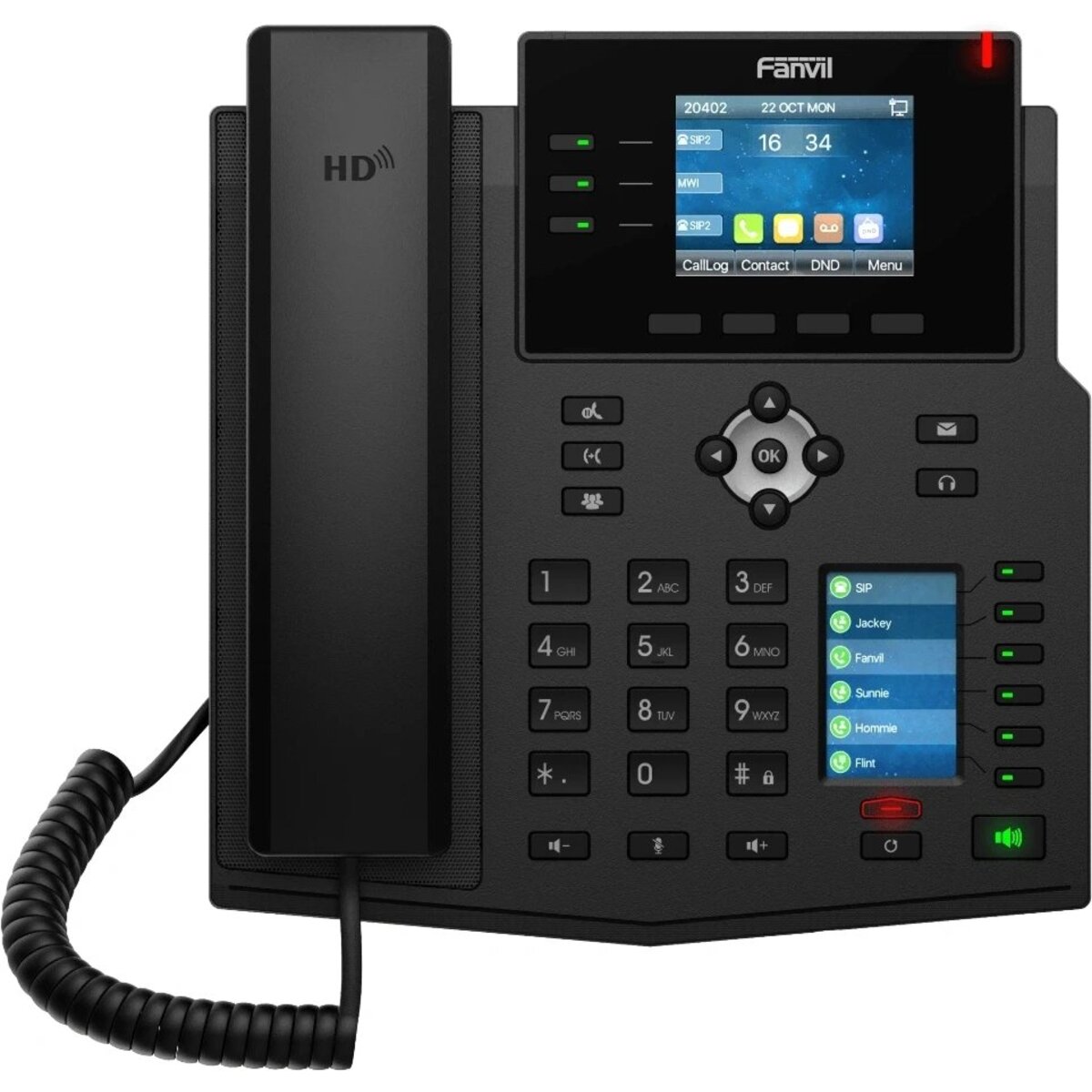 Телефон IP Fanvil X4U V2, черный
