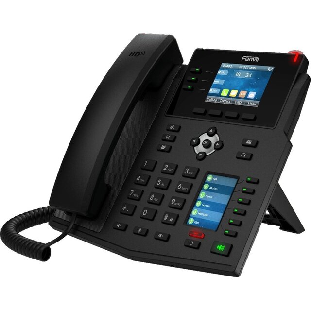 Телефон IP Fanvil X4U V2, черный