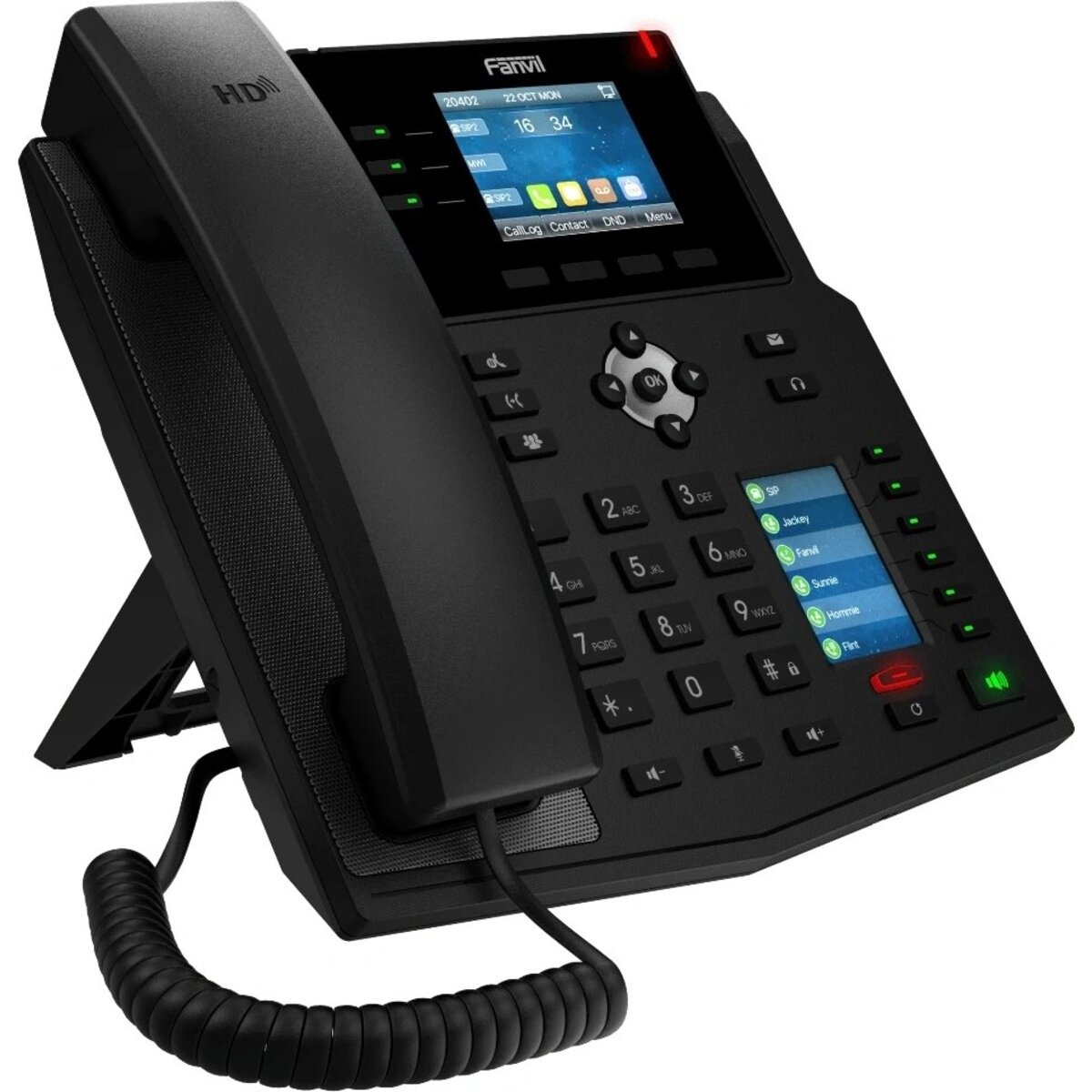Телефон IP Fanvil X4U V2, черный