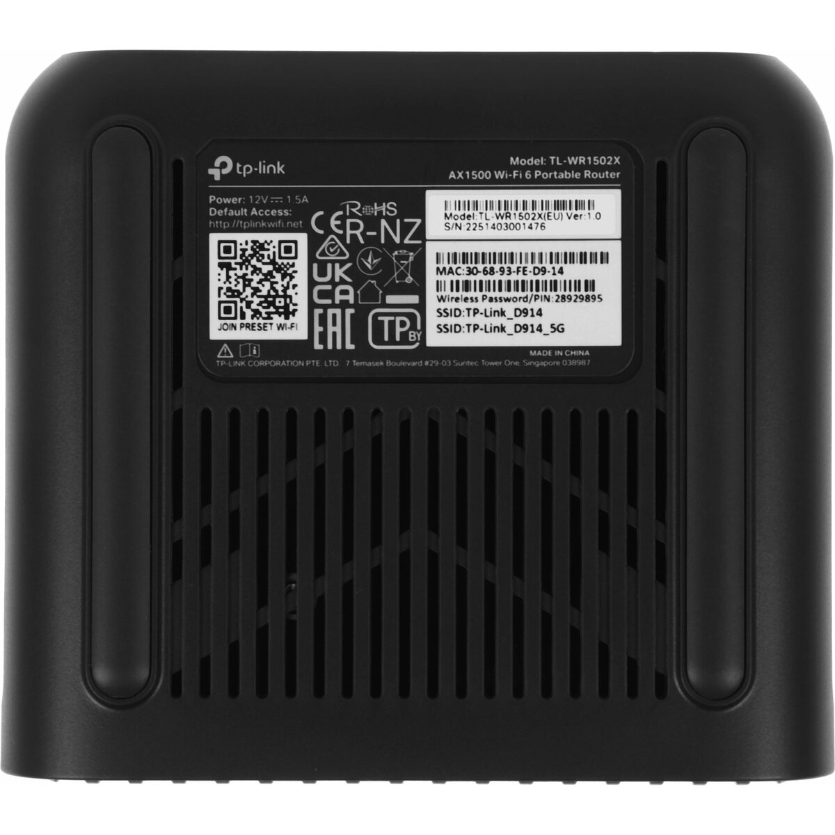 Wi-Fi роутер TP-Link TL-WR1502X 