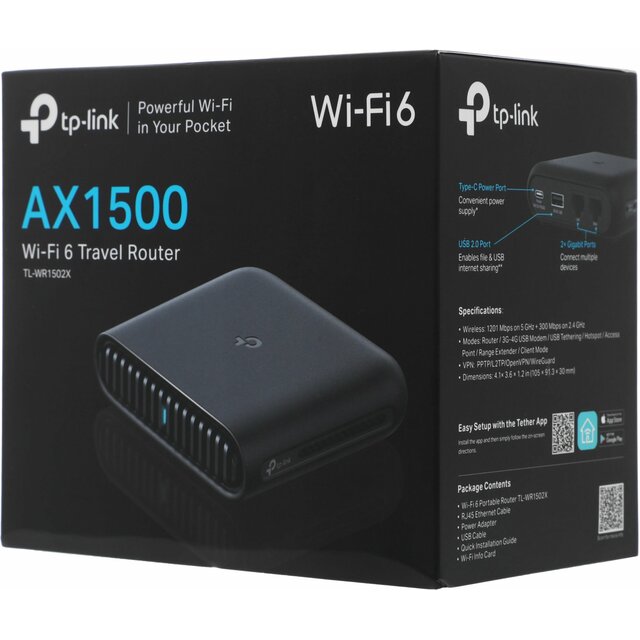 Wi-Fi роутер TP-Link TL-WR1502X Wi-Fi роутер TP-Link TL-WR1502X