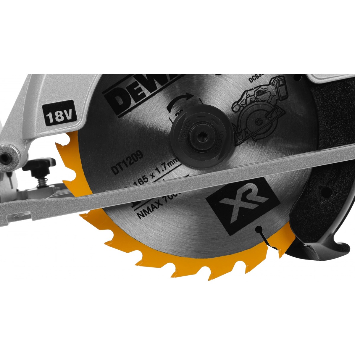 Циркулярная пила DeWalt DCS391N (Цвет: Yellow)