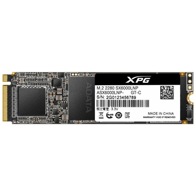 Накопитель SSD A-Data PCI-E 3.0 x4 128Gb ASX6000LNP-128GT-C XPG SX6000 Lite