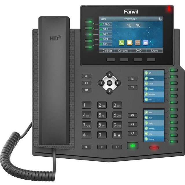 Телефон IP Fanvil X6U V2, черный