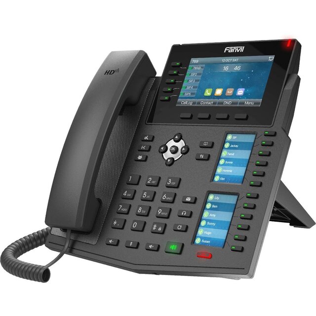 Телефон IP Fanvil X6U V2, черный
