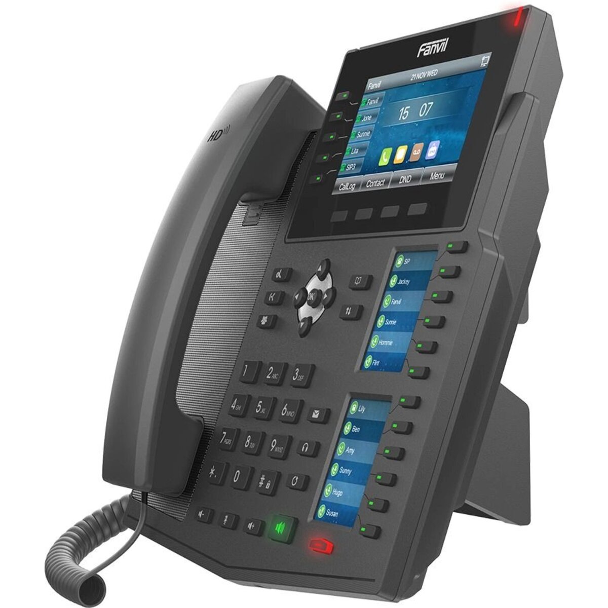 Телефон IP Fanvil X6U V2, черный