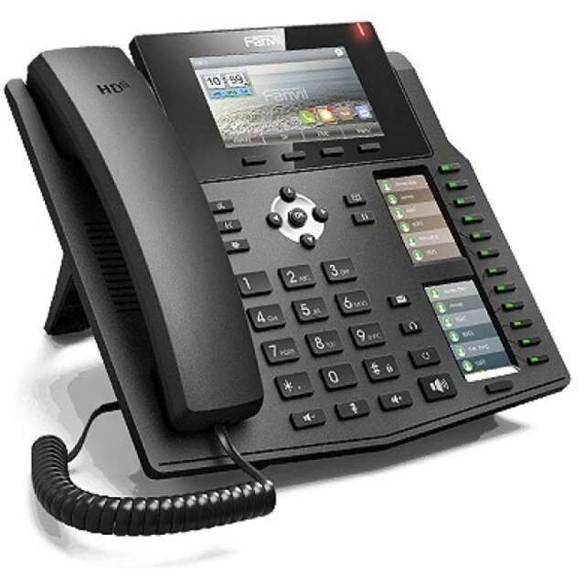 Телефон IP Fanvil X6U V2, черный