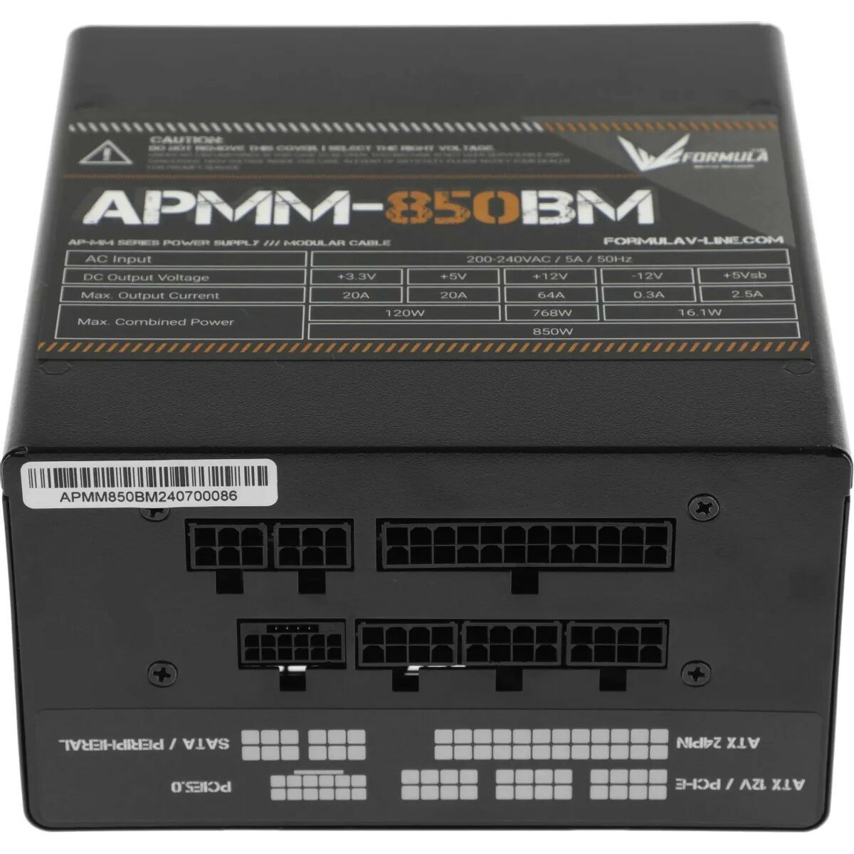 Блок питания Formula ATX 850W APMM-850BM 