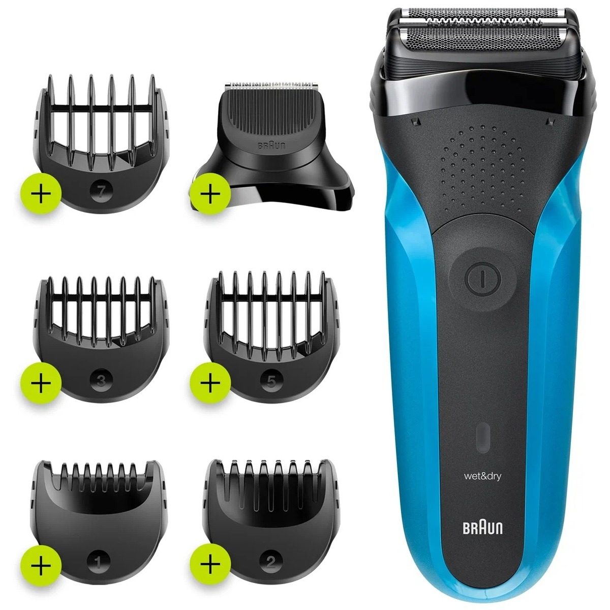 Бритва сетчатая Braun Series 3 310BT (Цвет: Black / Blue)