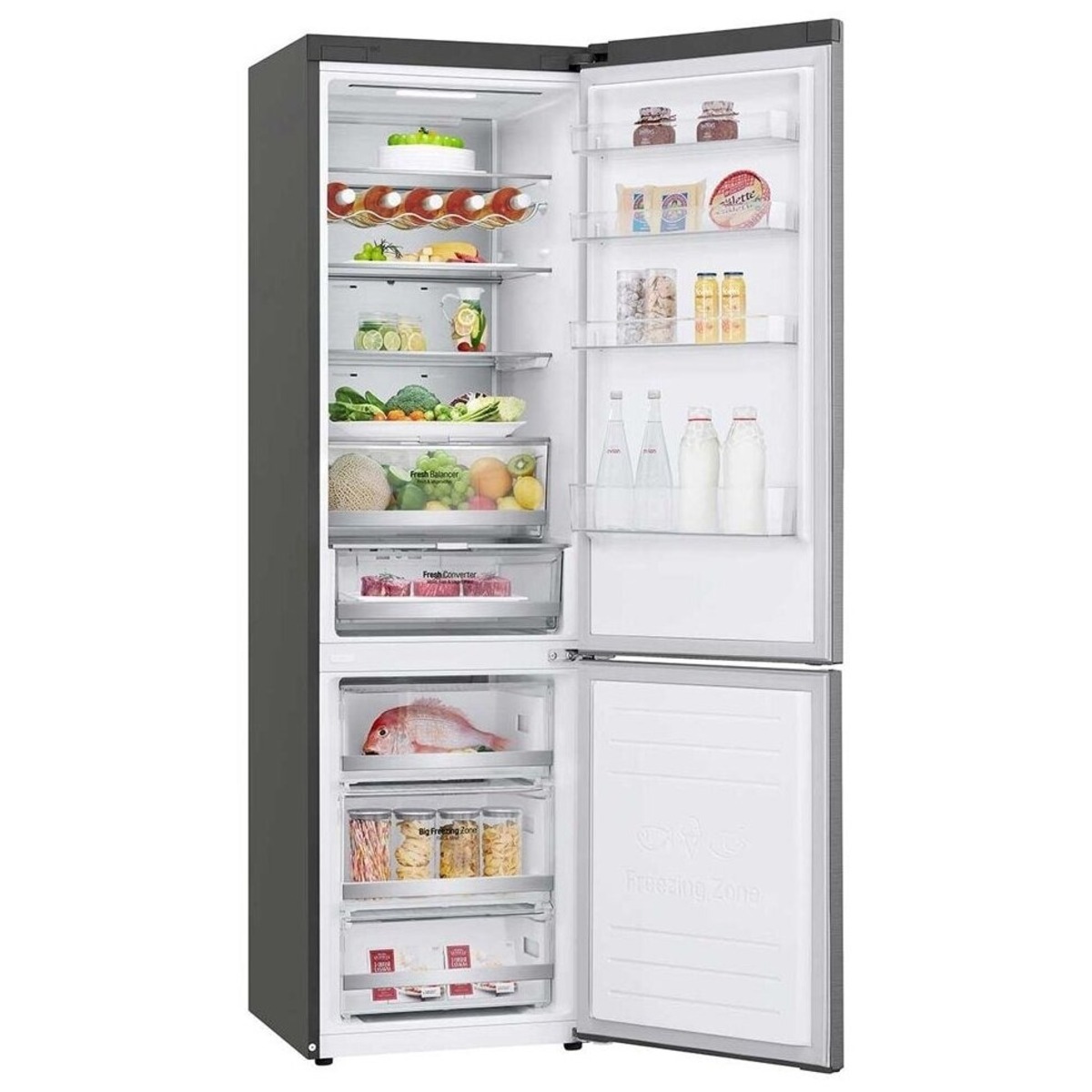 Холодильник LG GB-B72PZUGN (Цвет: Platinum Silver)