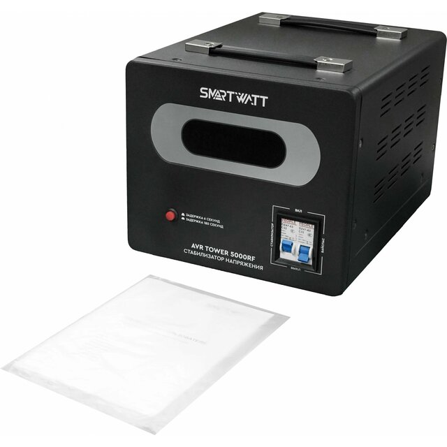 Стабилизатор напряжения Smartwatt AVR Tower 5000RF, черный