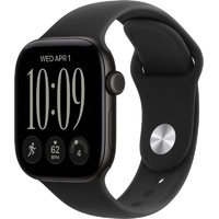 Умные часы Apple Watch Series 12 46mm Aluminium Case with Sport Band M/L (Цвет: Black/Black)