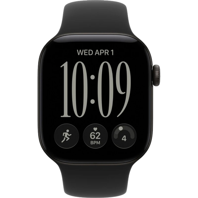 Умные часы Apple Watch Series 12 46mm Aluminium Case with Sport Band M / L (Цвет: Black / Black) Умные часы Apple Watch Series 12 46mm Aluminium Case with Sport Band M / L (Цвет: Black / Black)