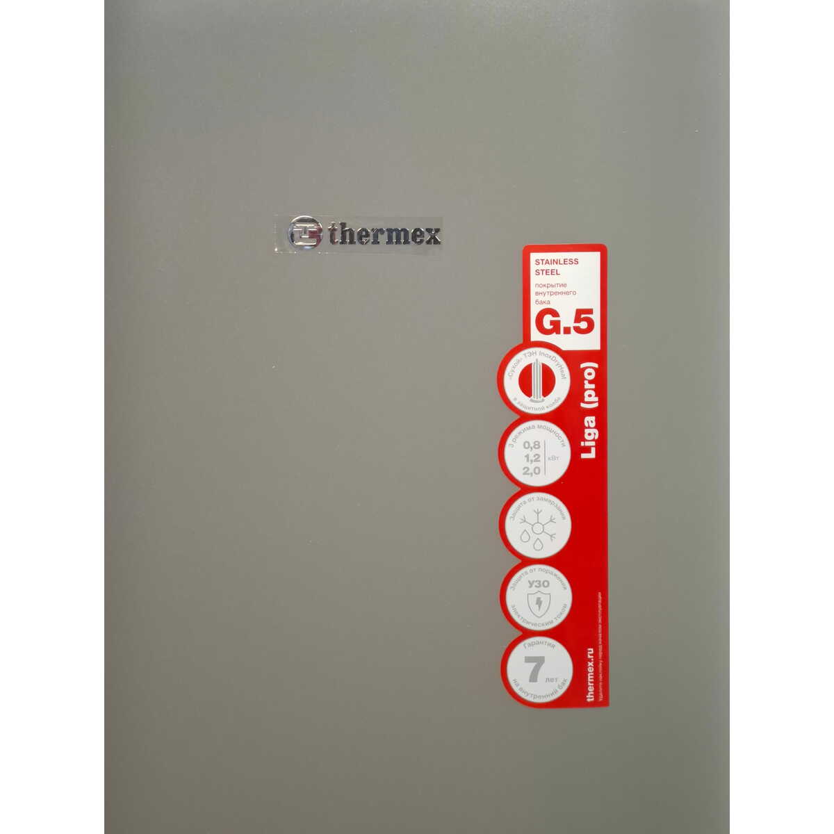 Водонагреватель Thermex Liga 80V (PRO) (Цвет: Gray)