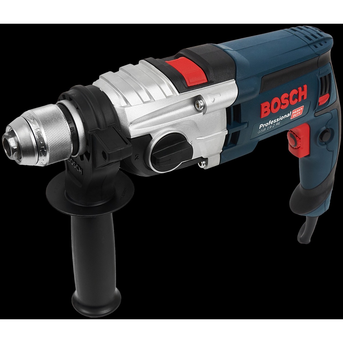 Дрель ударная Bosch GSB 19-2 RE (Цвет: Blue)