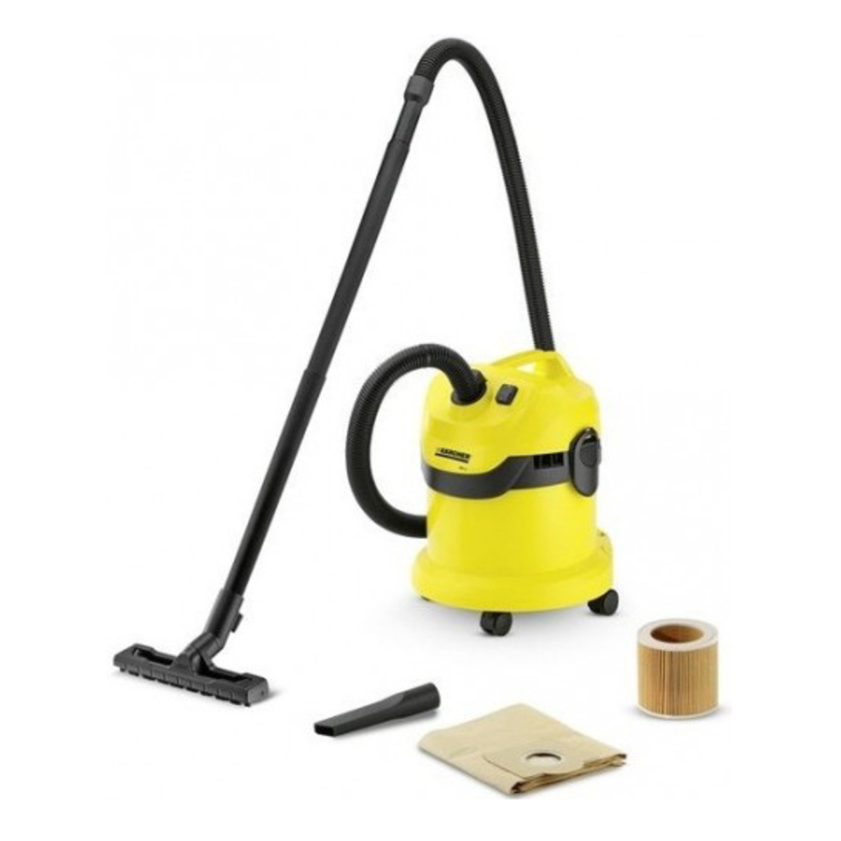 Строительный пылесос Karcher WD 2 (Цвет: Yellow)