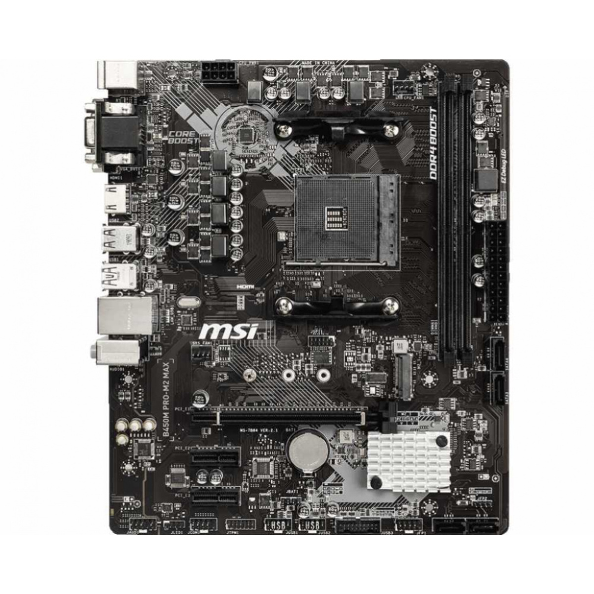 Материнская плата MSI B450M PRO-M2 MAX