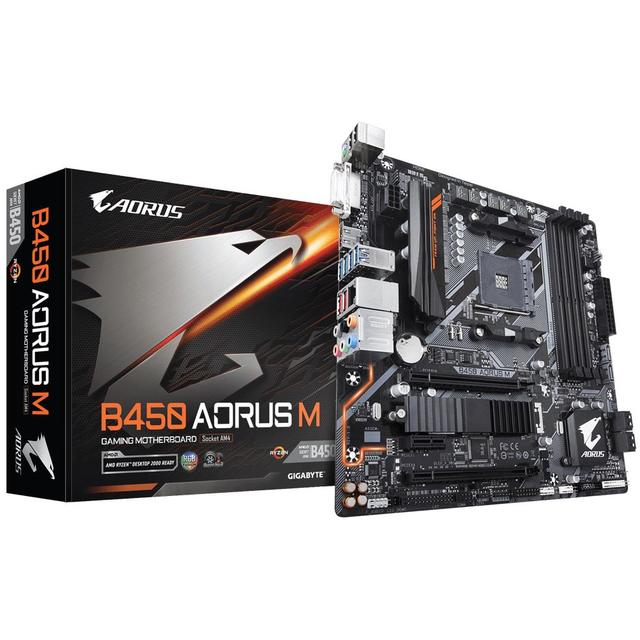 Материнская плата Gigabyte B450 AORUS M (rev. 1.0)