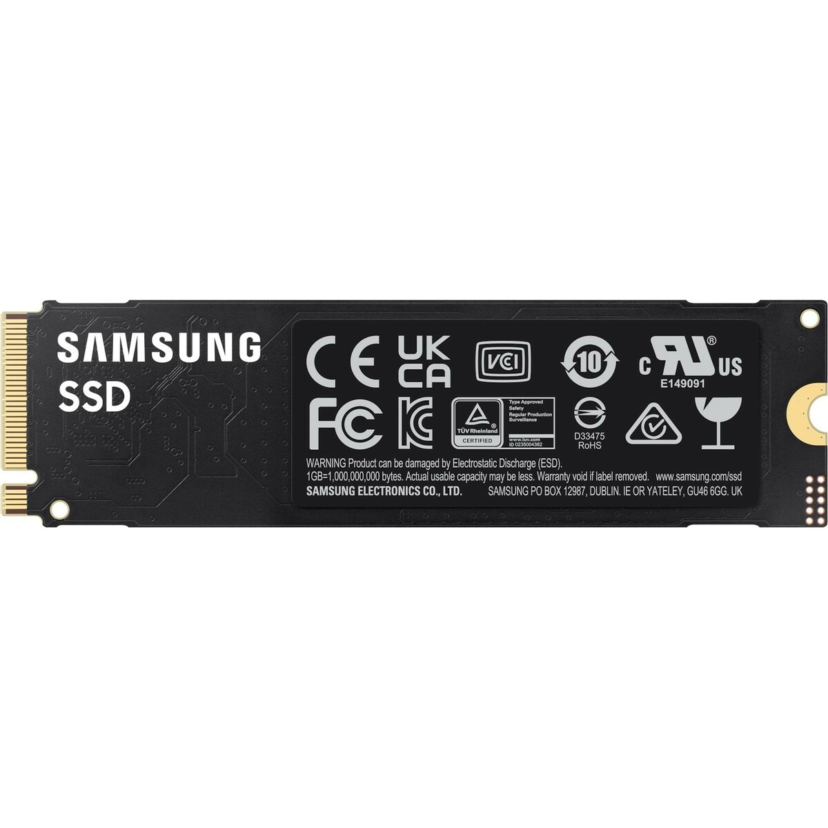 Накопитель SSD Samsung M.2 1Tb MZ-V9E1T0BW