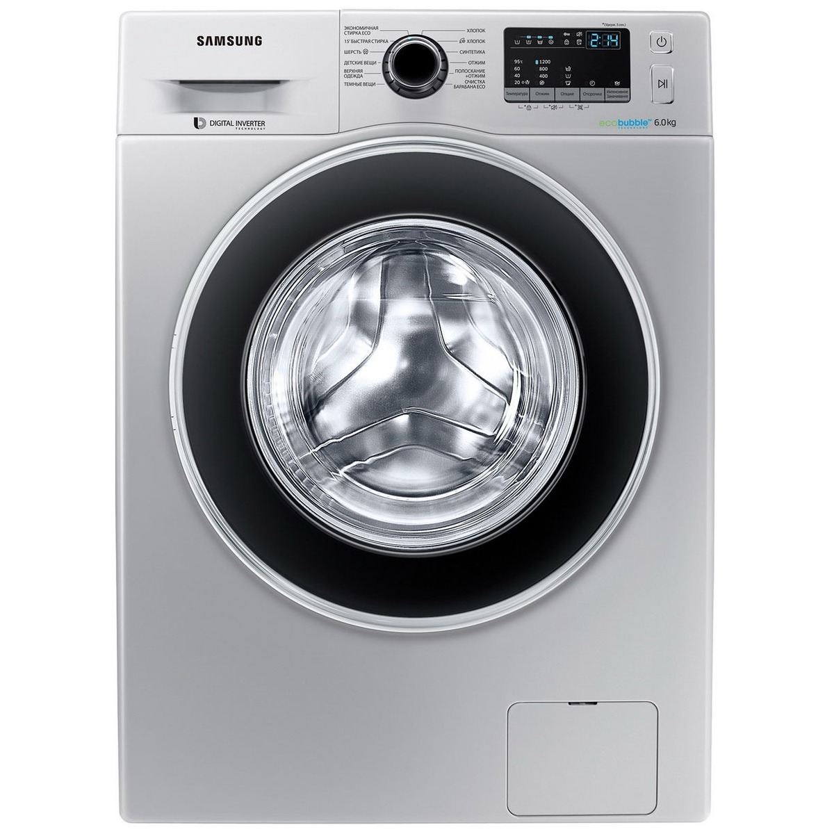 Стиральная машина Samsung WW60J4210HSOLD (Цвет: Silver) - купить в СПб по  выгодным ценам с доставкой (Артикул 00334857)